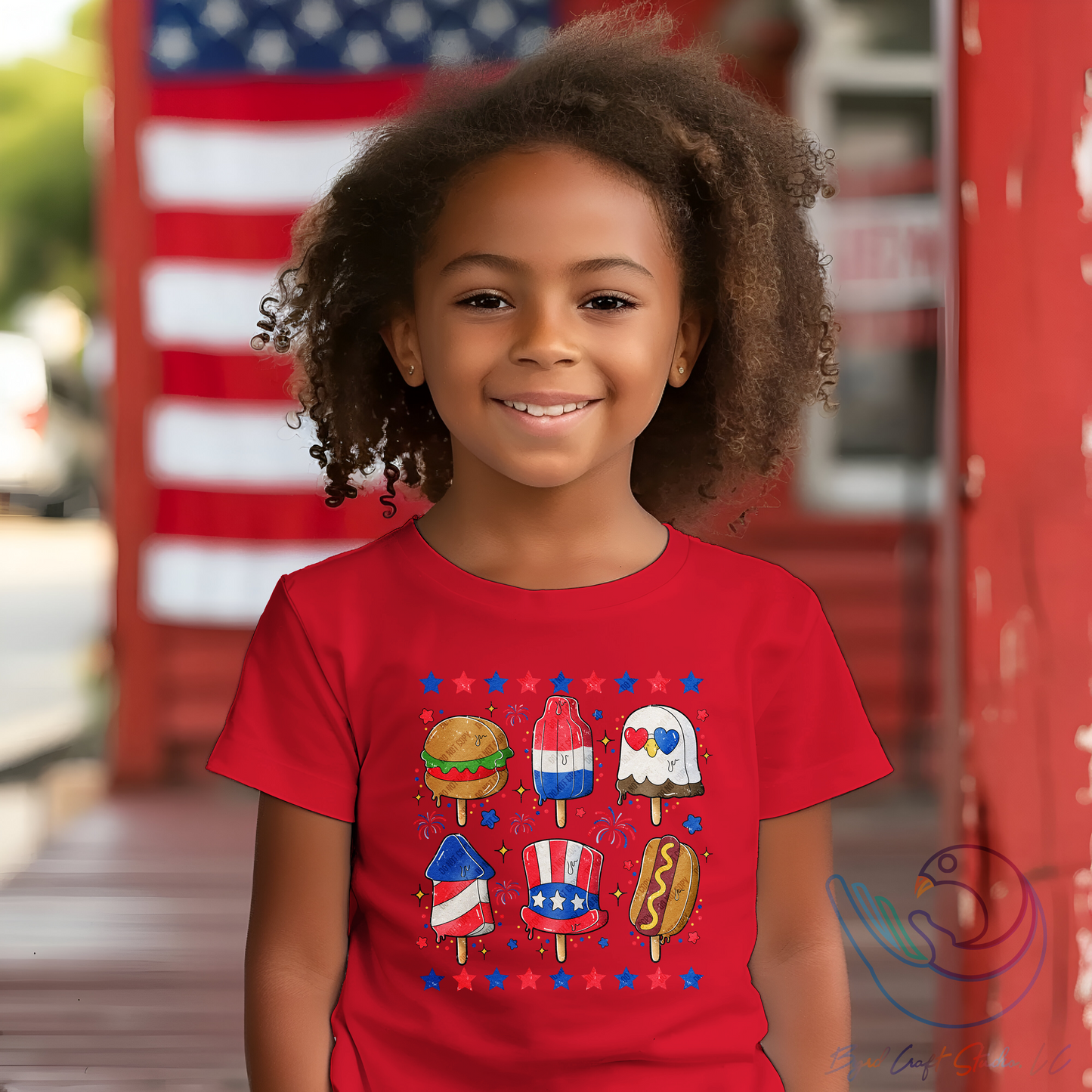 4th of July Melting Ice Cream and Snacks Shirt
