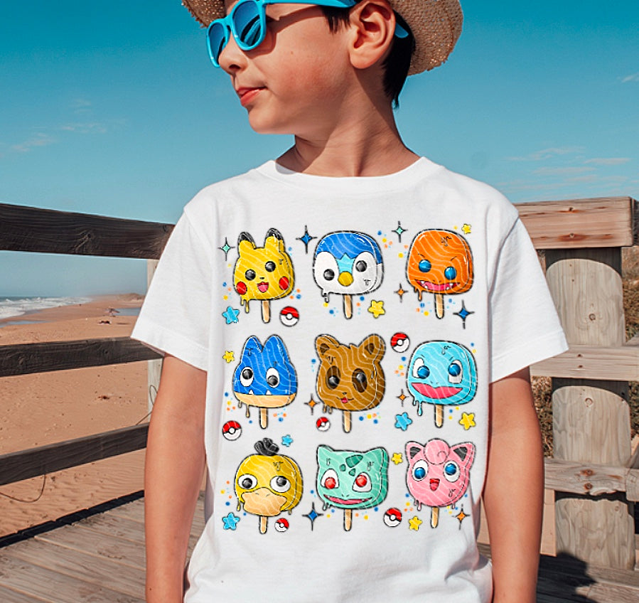 Colorful Pokemon Popsicle