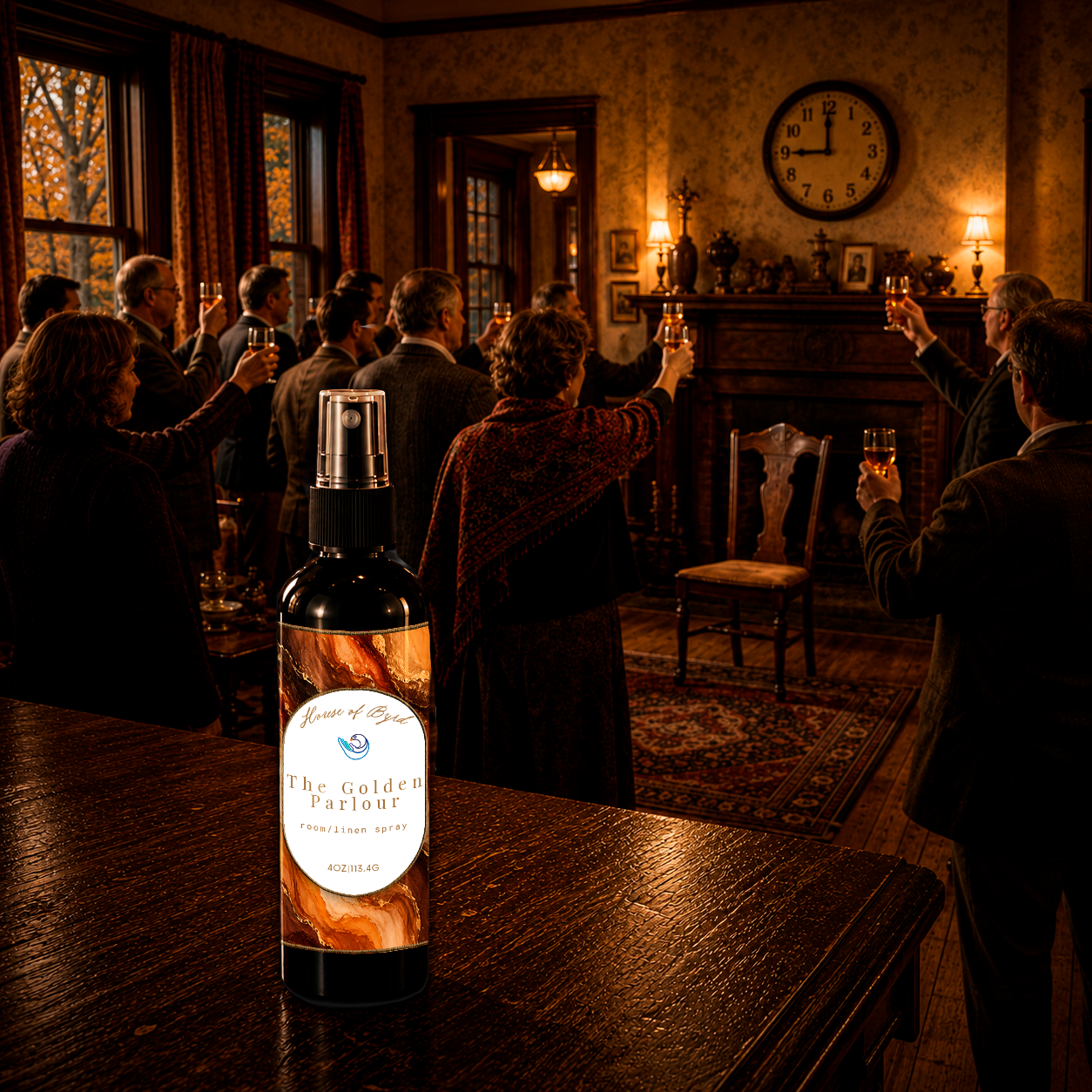 🏡 The Golden Parlour Room Spray