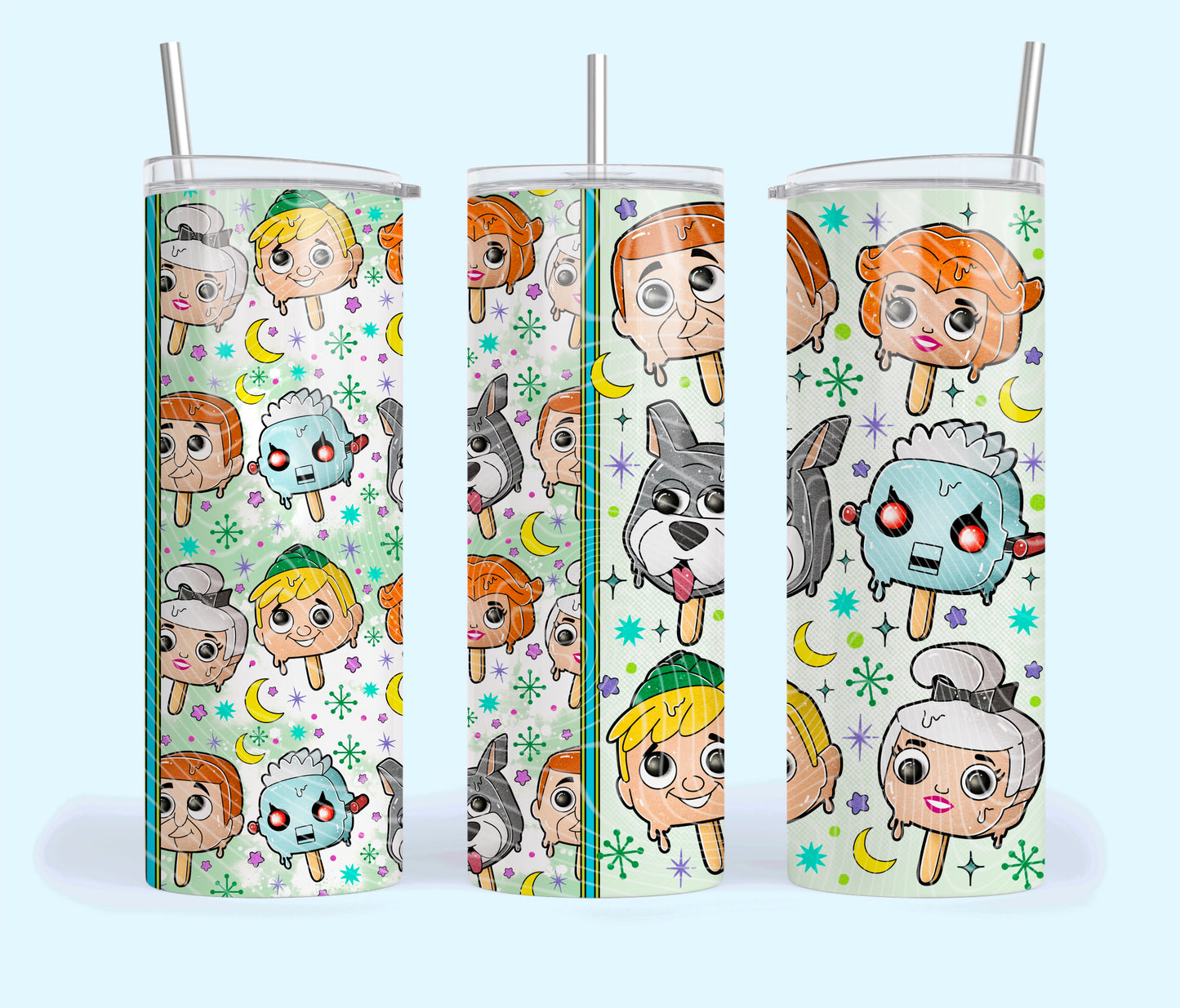 Retro Jetsons Popsicle Tumbler