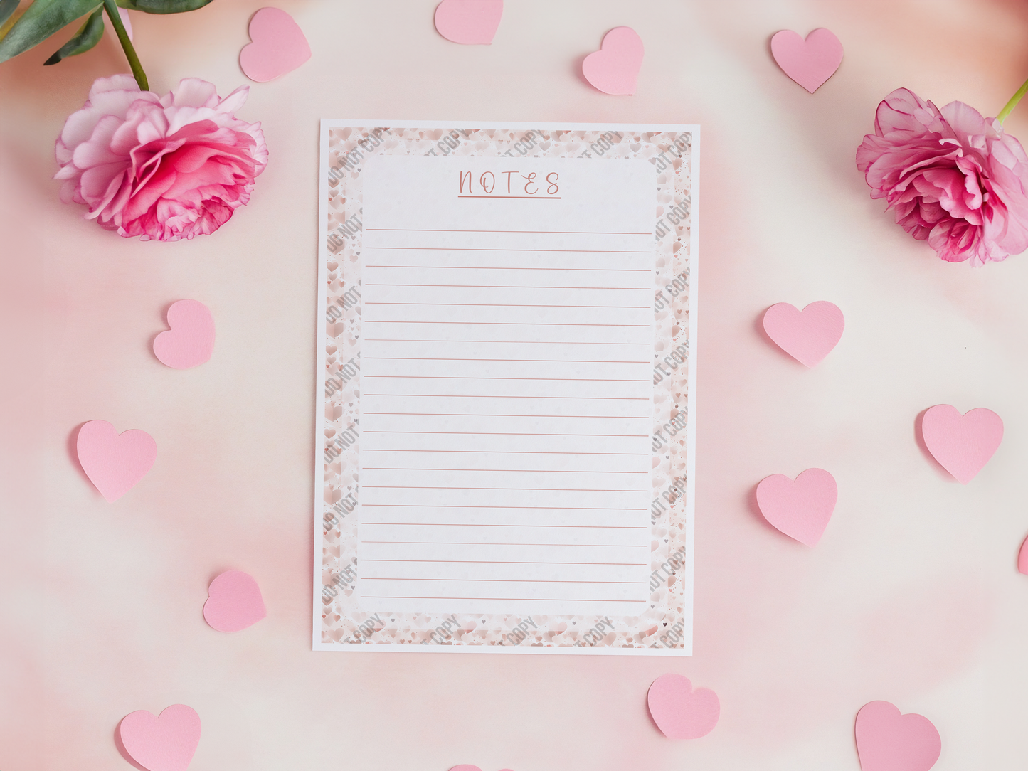 Timeless Hearts Notepad 💘