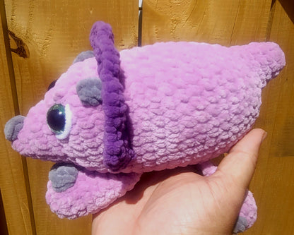🦕 Teri the Triceratops Plush – Splootin’ Sweet & Ready to Snuggle! 💚