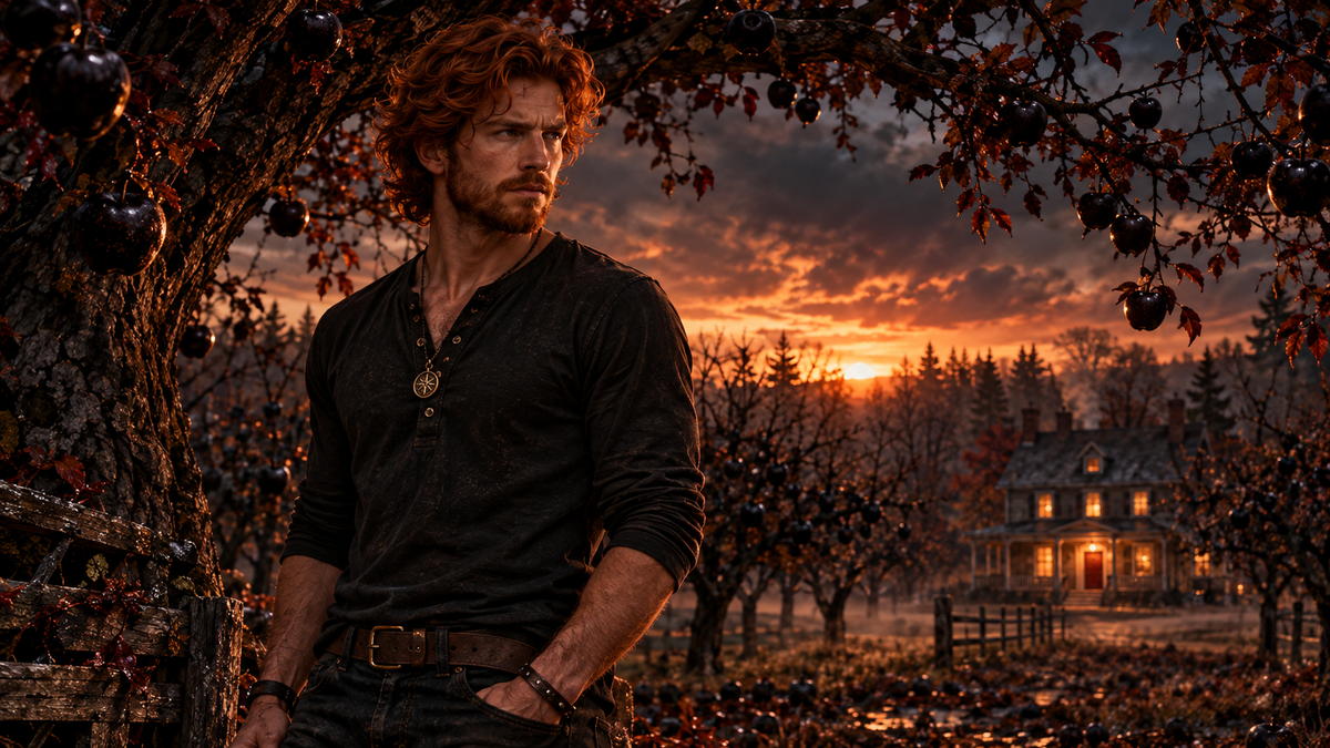 Thomas Mercer in the shadow of Bellweather Orchard