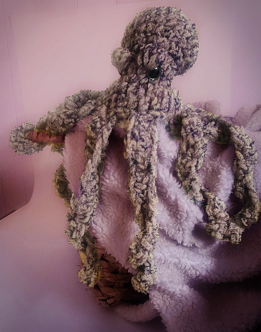 🌊 Poseidon the Octopus Plush 🐙 – Ocean Royalty in Cuddly Form!