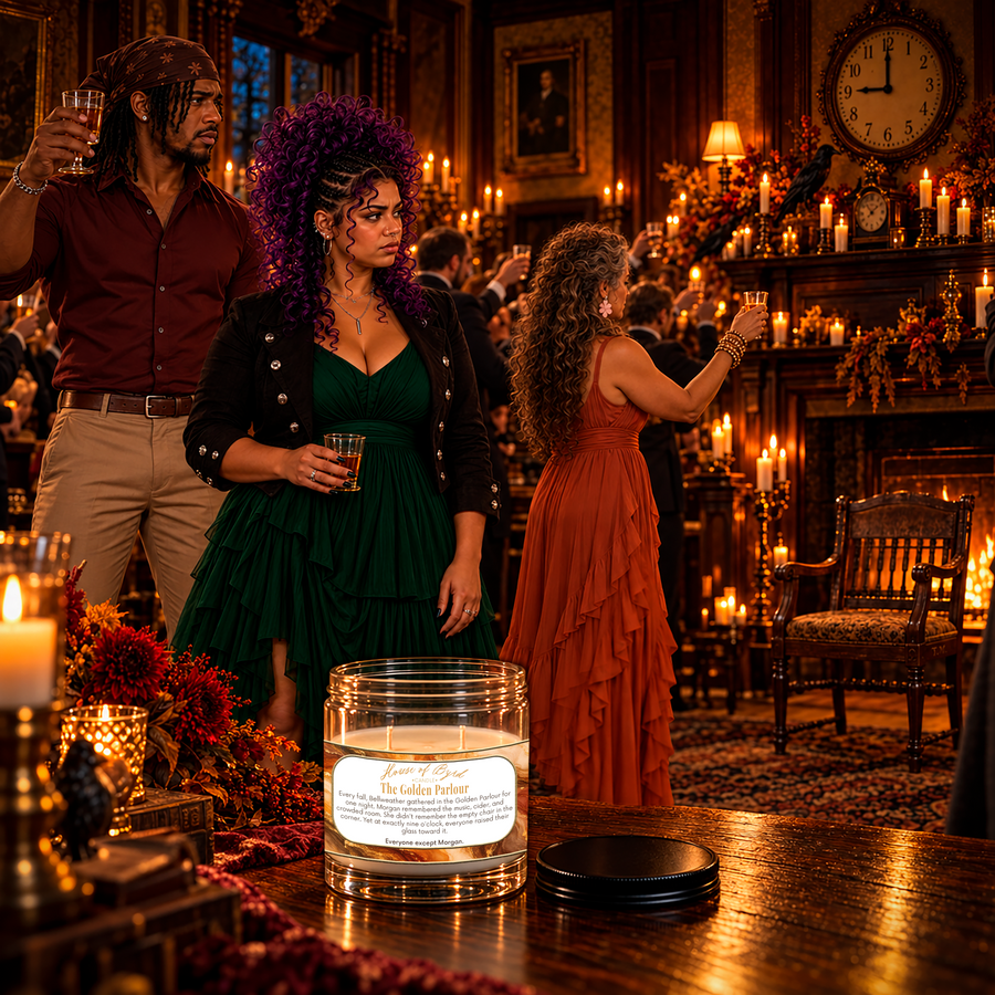 🏡 The Golden Parlour Candle