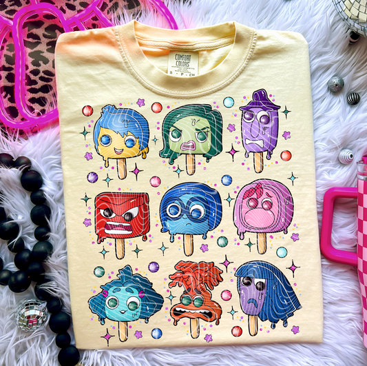 Inside Out Characters Popsicle